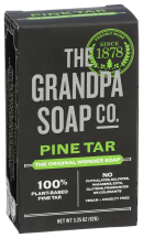The Grandpa Soap Co. Pine Tar Soap Bar 3.25 ounce product image.