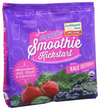 Earthbound Farms Kale Berry Smoothie Kickstart 8 oz product image.