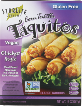 Vegan Chicken Style Taquitos product image.