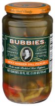 Spicy Kosher Dill Pickles product image.