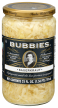 Bubbies® Sauerkraut 25 fl oz. product image.