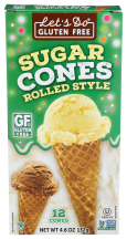 Gluten Free Sugar Cones product image.