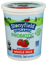Organic Strawberry Yogurt product image.