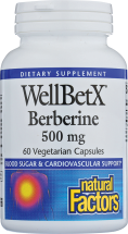 WellBetX® Berberine 500 mg product image.