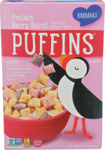 Protein Berry Burst Puffins Cereal product image.