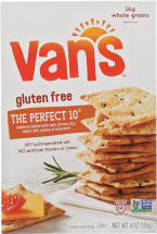 Gluten Free "Perfect 10" Crackers product image.