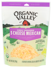 Organic Mexican Blend Shredded Cheese product image.
