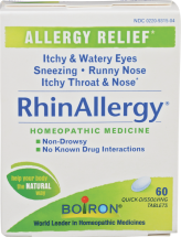 Rhinallergy Tablets 60 product image.