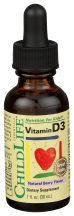 Vitamin D3 Drops (Liquid) product image.