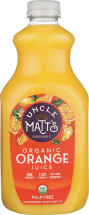 Uncle Matt's Organic Orange Juice Pulp Free product image.