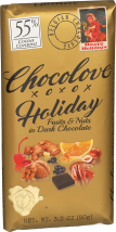 Holiday Fruits & Nuts In Dark Chocolate product image.