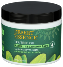 Desert Essence® Face Cleansing Pads 50 pads product image.