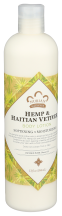 Nubian Heritage Indian Hemp & Haitian Vetiver Lotion 13 fl oz. product image.