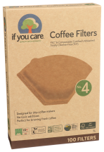 Unbleached #4 Coffee Filters product image.