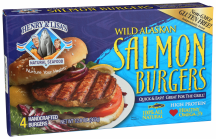 Wild Alaskan Salmon Burgers product image.