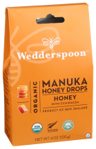 Organic Manuka Honey Drops product image.