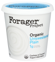 Forager Project Organic Dairy-Free Unsweetened Plain Cashewmilk Yogurt Alternative product image.