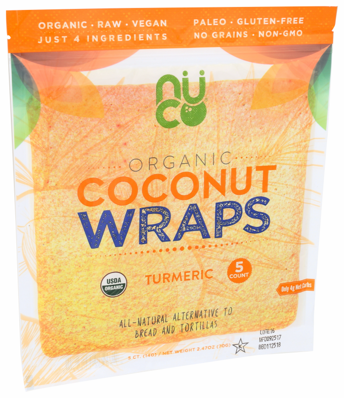 Coconut Wraps Organic product image.