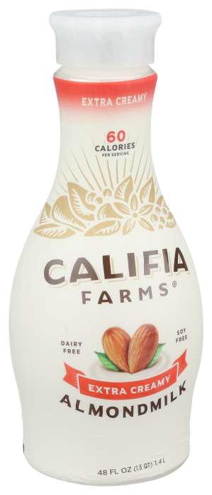 Califia Farms Almond Milk Creamy Original 48 fl oz. product image.