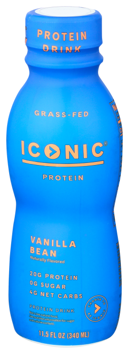 Iconic Protein Drink Vanilla Bean 11.5 fl oz. product image.