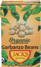 Garbonzo Beans Organic Low Sodium product image.