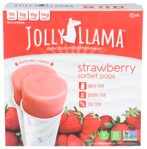Strawberry Sorbet Pops product image.