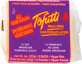 Tofutti Soy Cheese Slices American product image.