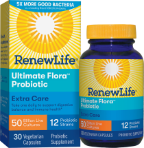 Ultimate Flora Extra Care Probiotic 50 Billion product image.