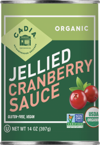 Organic Jellied Cranberry Sauce product image.