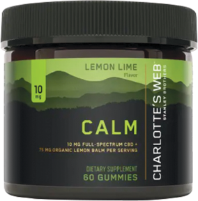Hemp Extract-Infused Gummies - Lemon Lime - Calm product image.
