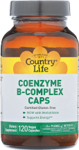 COUNTRY LIFE Coenzyme B-Complex 120 ct Supports Energy product image.