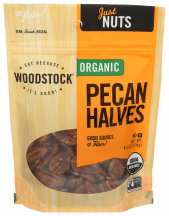 Organic Pecan Halves product image.