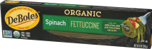 Deboles Spinach Fettuccine 8 oz product image.