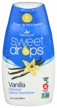 Sweetleaf Sweet Drops™ Vanilla 1.7 oz product image.