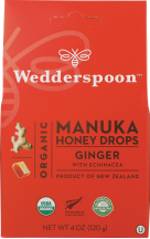 Organic Manuka Honey Drops product image.