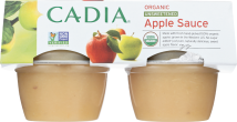Organic Applesauce Cups product image.