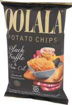 Natural Nectar Black Truffle & Olive Oil Chips 5 oz product image.