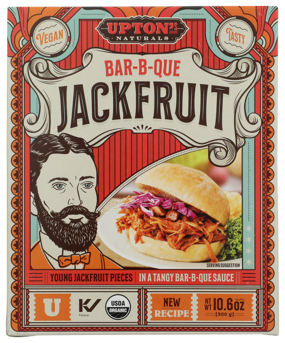 Upton’s Naturals Assorted Jackfruit Meals 10.6 oz product image.