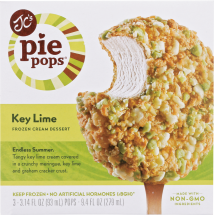 JC'S PIE POPS Frozen Cream Dessert 3 each Assorted Varieties product image.