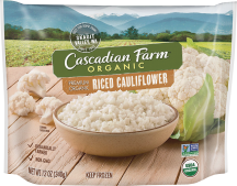 Organic Riced Cauliflower product image.