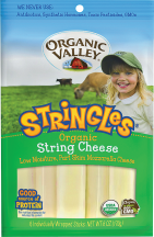Organic Mozzarella Stringles product image.