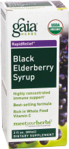 Organic Black Elderberry Syrup product image.